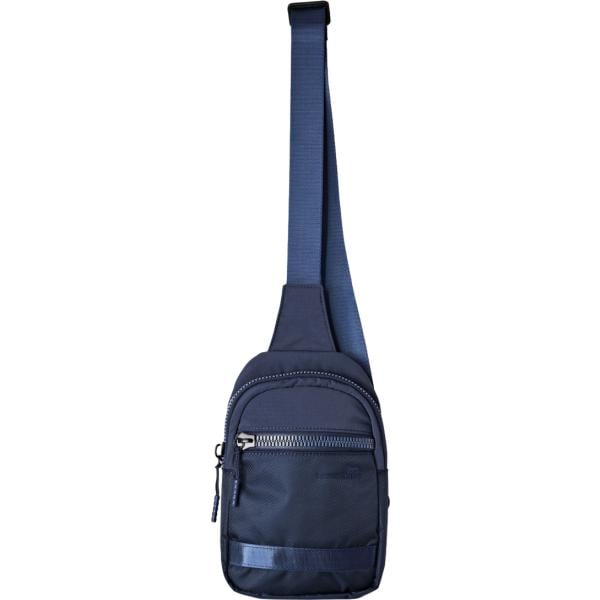 Zaino da uomo in blu scuro con zip Harmont&Blaine