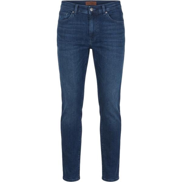 Jeans slim fit da uomo in blu scuro in denim Harmont&Blaine