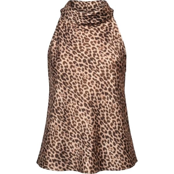 canottiere Nunalie marrone animalier
