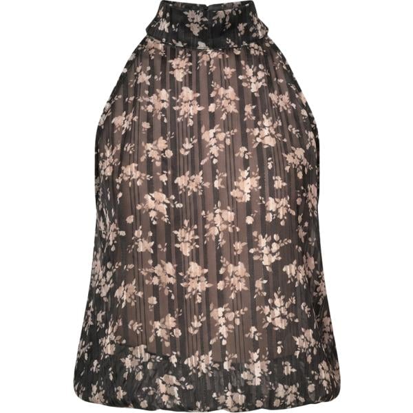 top Nunalie marrone a fiori