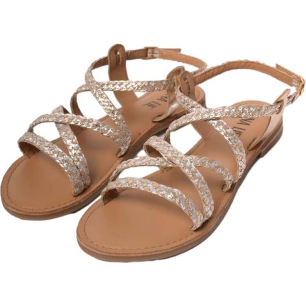 sandali in pelle Nunalie marrone