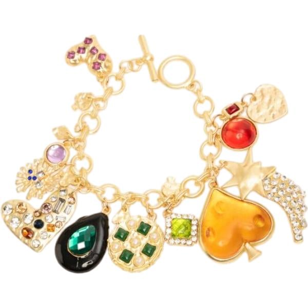 braccialetti con ciondoli Nunalie marrone