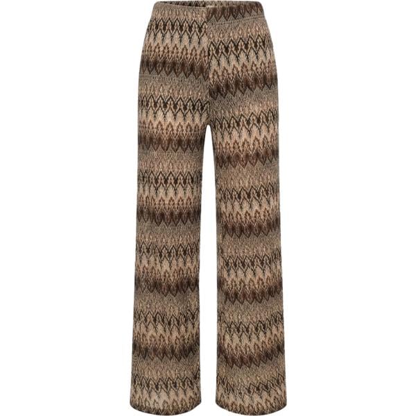 pantaloni Nunalie marrone a righe