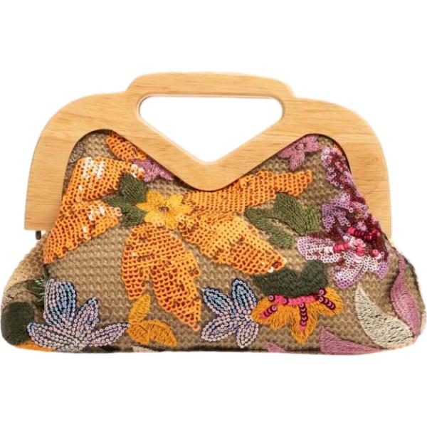 clutch Nunalie multicolore a fiori