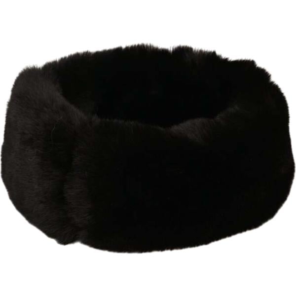 Ecopelliccia da donna in nero pece Nunalie