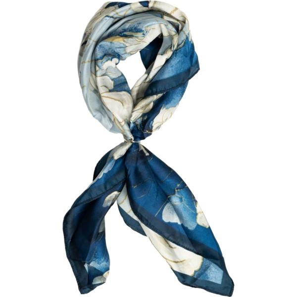 foulard Nunalie blu a fiori