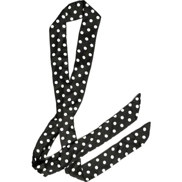 Foulard da donna in nero pece con stampe Nunalie
