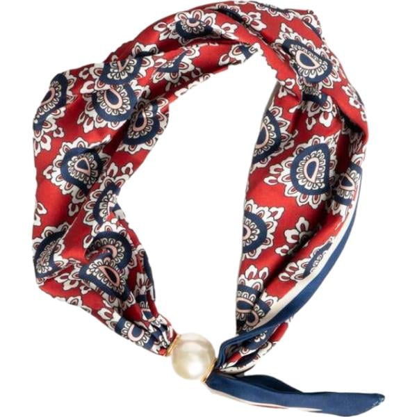 Foulard da donna con stampe con perle Nunalie
