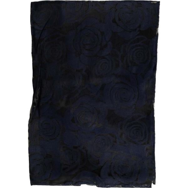 Stola da donna in blu scuro a fiori in viscosa Nunalie