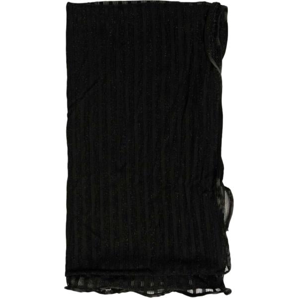 Stola da donna in nero pece lavorato a maglia Nunalie
