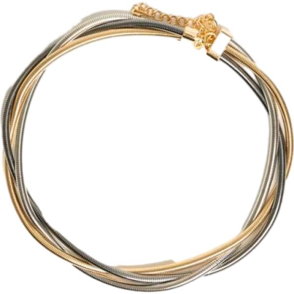 Collana da donna in giallo scuro in acciaio inox Nunalie