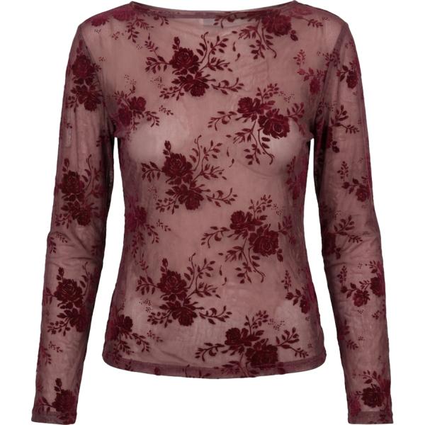 t-shirt Nunalie marrone a fiori