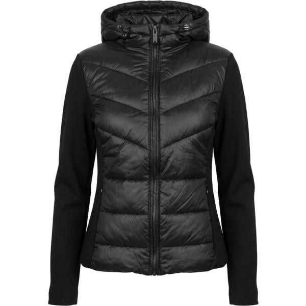 Piumino da donna in nero pece Nunalie