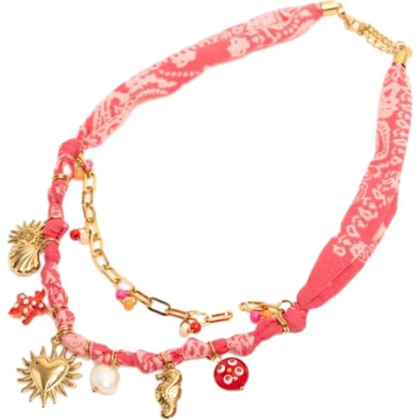 Collana da donna in rosa chiaro Nunalie