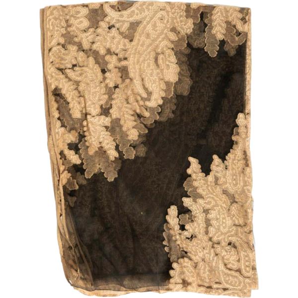 Stola da donna in beige sabbia paisley in viscosa Nunalie Nunalie