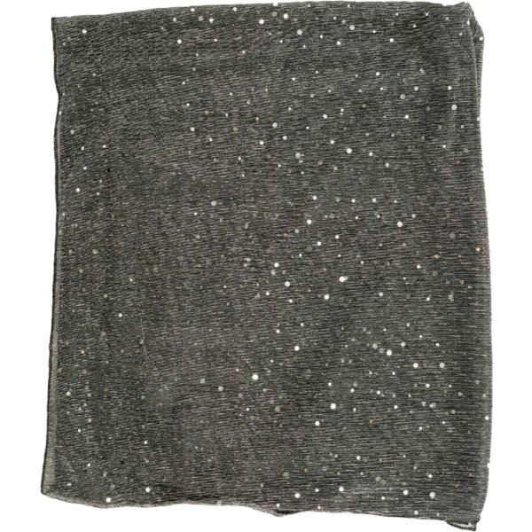 Stola da donna in grigio scuro con paillettes Nunalie
