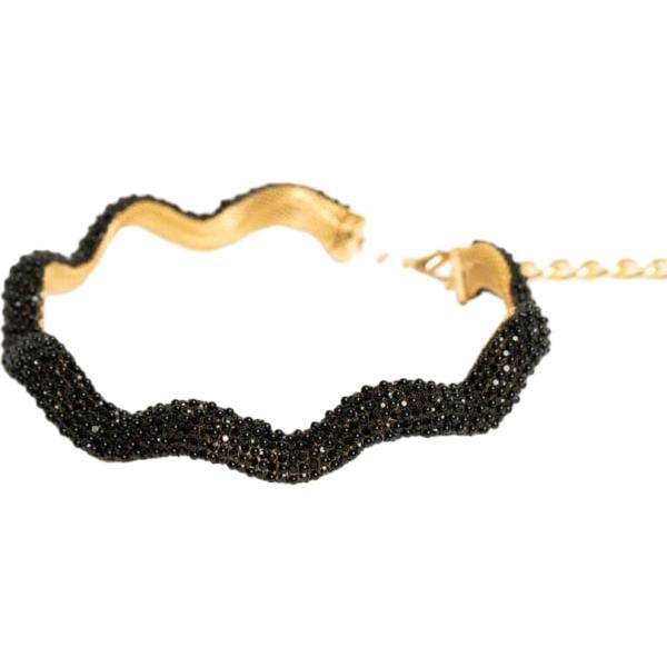 Collana da donna in nero pece Nunalie