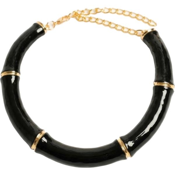 Collana da donna in nero pece girocollo Nunalie