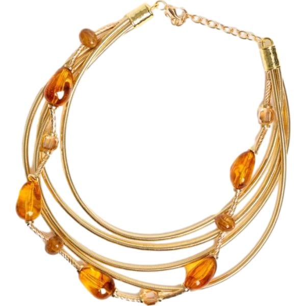 Collana da donna in marrone chiaro Nunalie