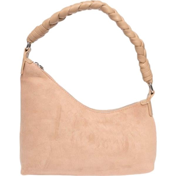 Borsa a spalla da donna in beige sabbia Nunalie