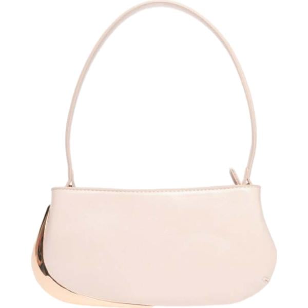 Borsa a spalla da donna in beige sabbia Nunalie