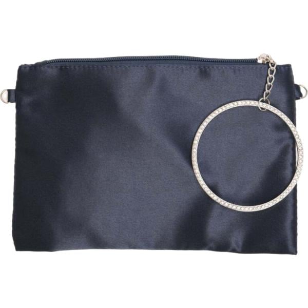 Pochette da donna in blu scuro effetto lucido Nunalie