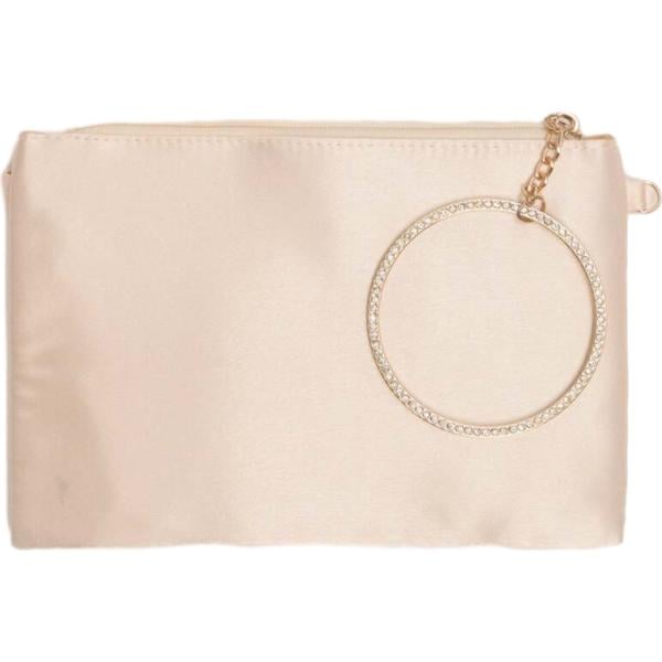 Pochette da donna in bianco avorio effetto lucido Nunalie Nunalie