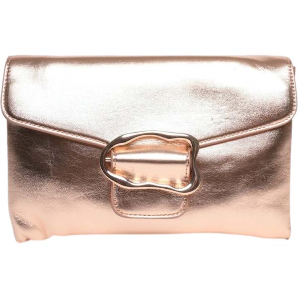 Pochette da donna effetto lucido con fibbia Nunalie