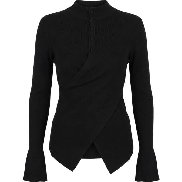 T-shirt da donna in nero pece Nunalie