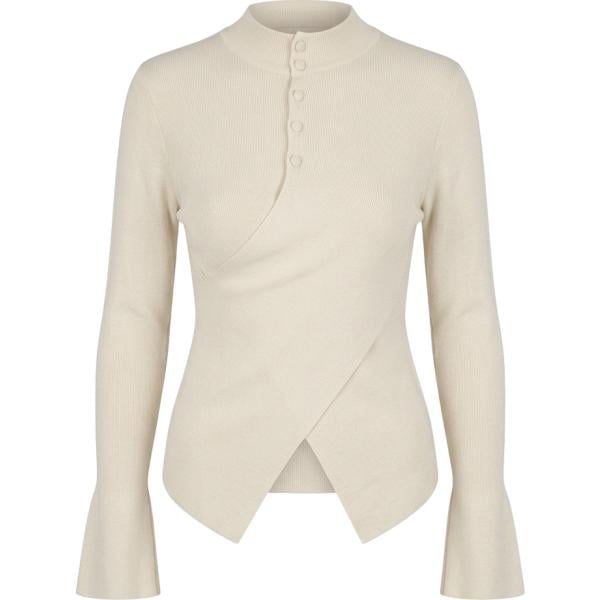 T-shirt da donna in beige sabbia Nunalie