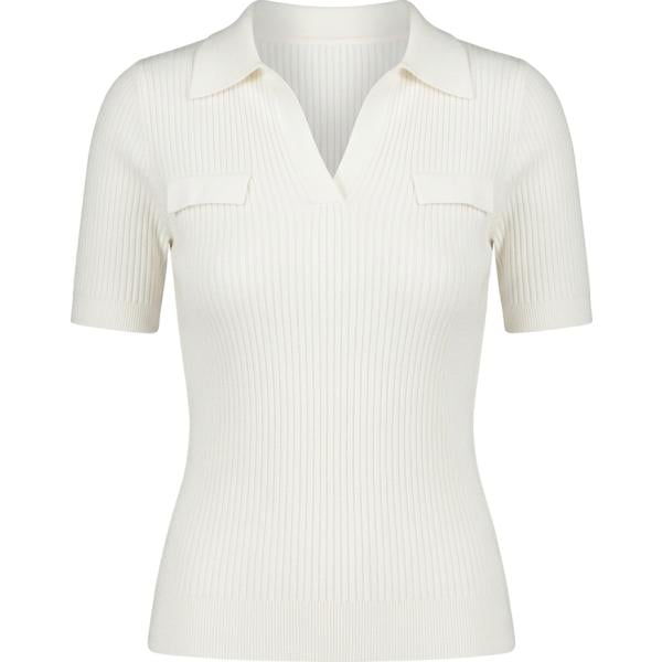 Polo da donna in bianco avorio Nunalie