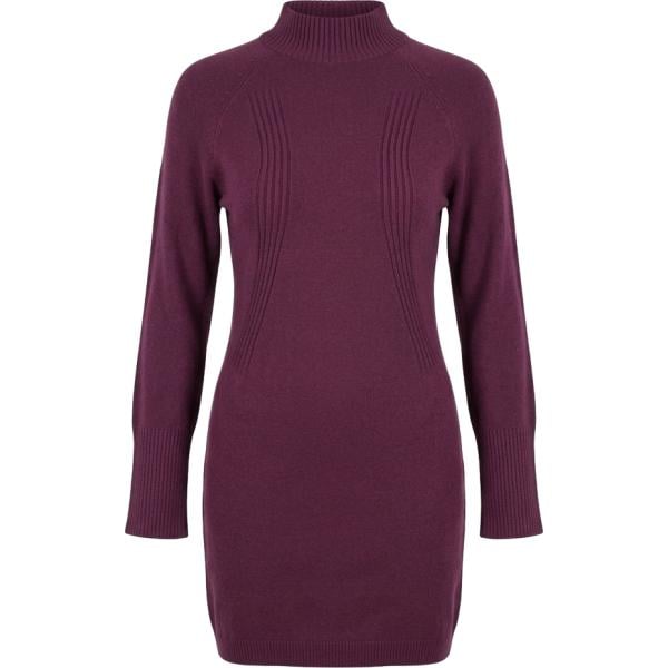 Vestito corto da donna in viola scuro corto Nunalie
