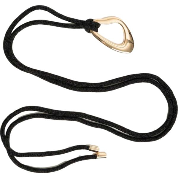Cintura da donna in nero pece con cintura Nunalie