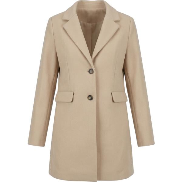Cappotto da donna in beige sabbia in lana Nunalie