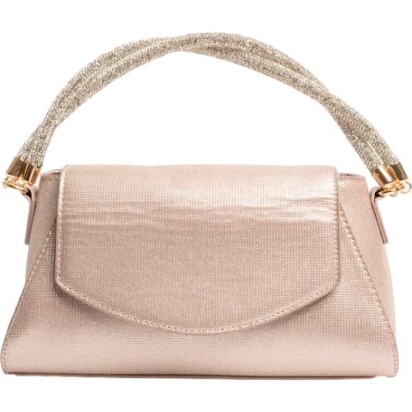 Pochette da donna intero in rosa scuro con strass Nunalie Nunalie