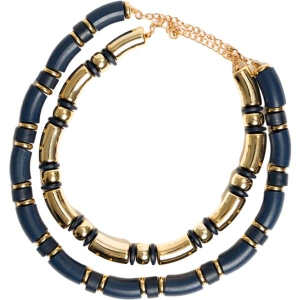 Collana da donna in blu scuro in plastica Nunalie