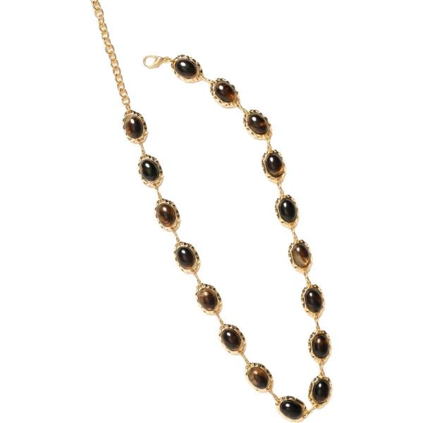 Cintura da donna in nero pece con perle in acrilico Nunalie Nunalie