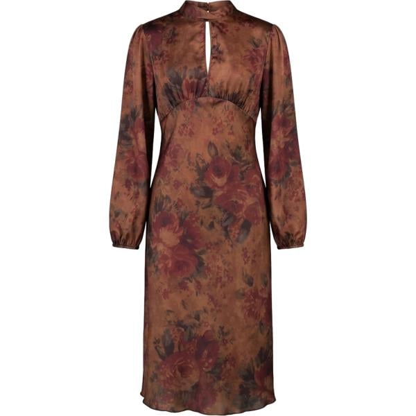 vestiti midi/longuette Nunalie marrone a fiori