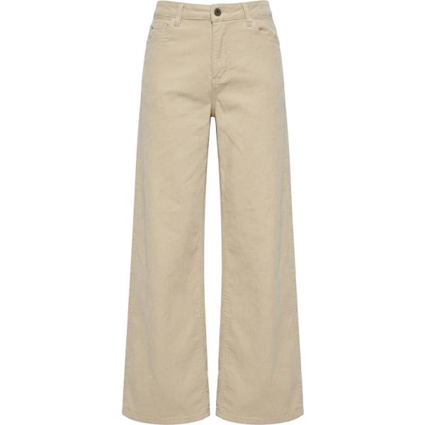 Pantaloni a palazzo da donna in beige sabbia Nunalie