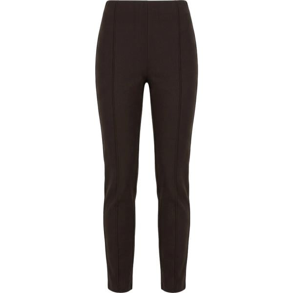 Leggings da donna in nero pece collo a dolcevita a vita alta in viscosa Nunalie