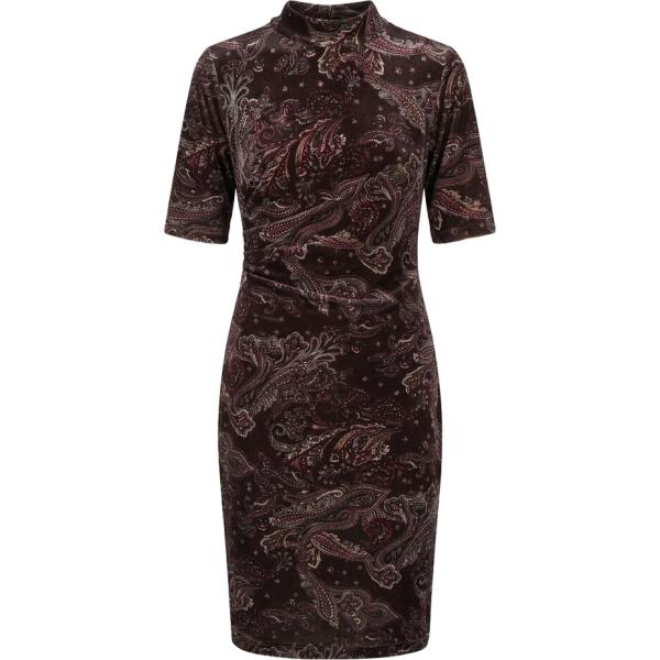 Vestito longuette/midi da donna in marrone scuro Nunalie