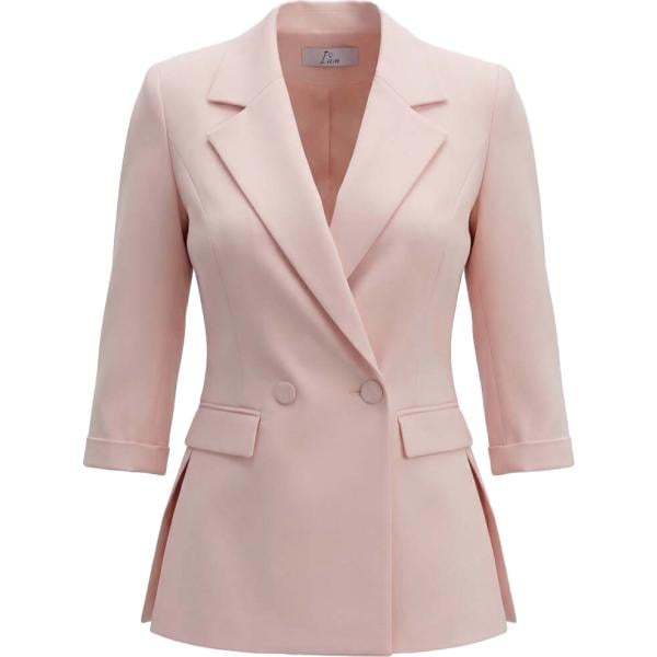 blazer I am rosa tinta unita