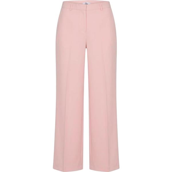 pantaloni a palazzo I am rosa tinta unita