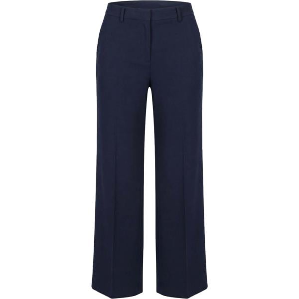 Pantaloni a palazzo da donna in blu scuro maxi con zip I am