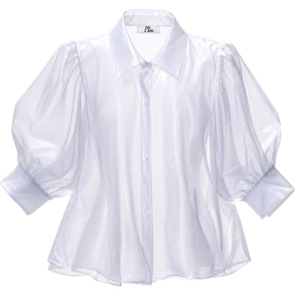 camicie a manica corta I am bianco a righe