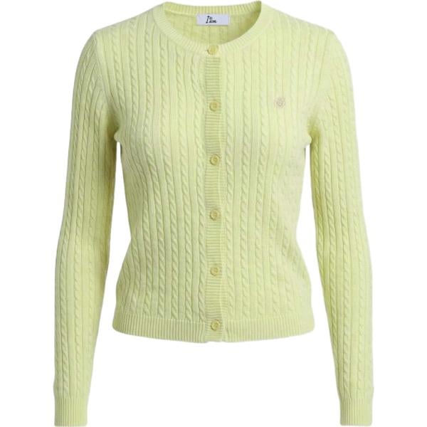 cardigans I am giallo a fiori