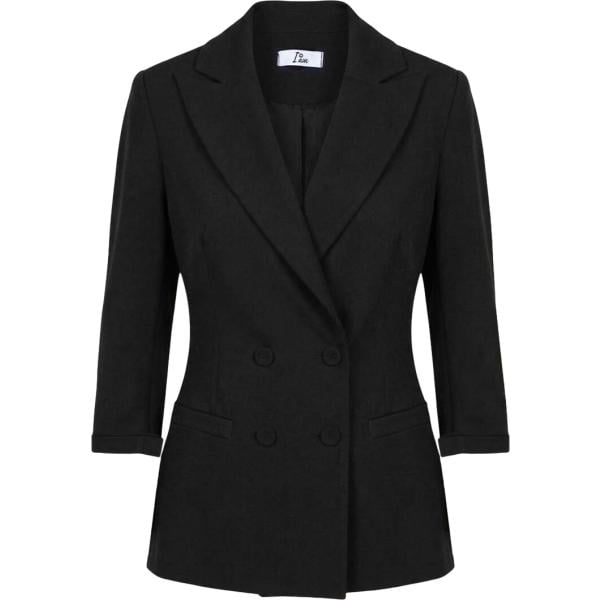 blazer I am nero tinta unita
