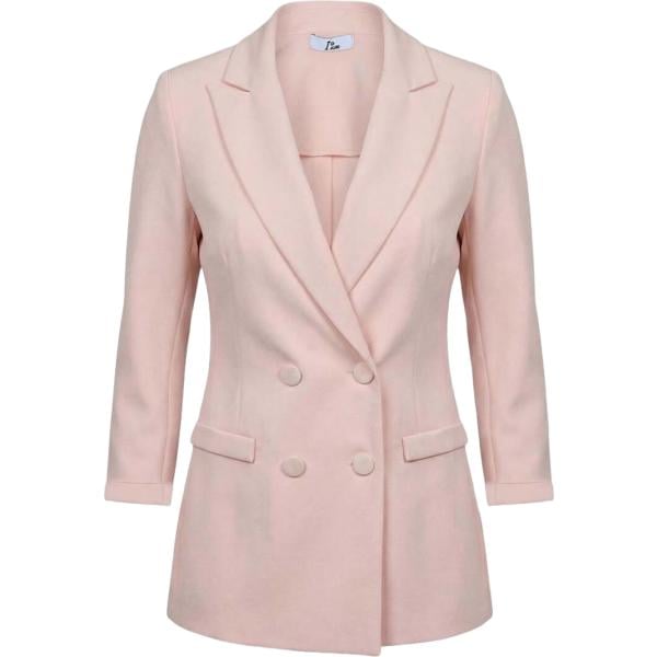 blazer I am rosa tinta unita
