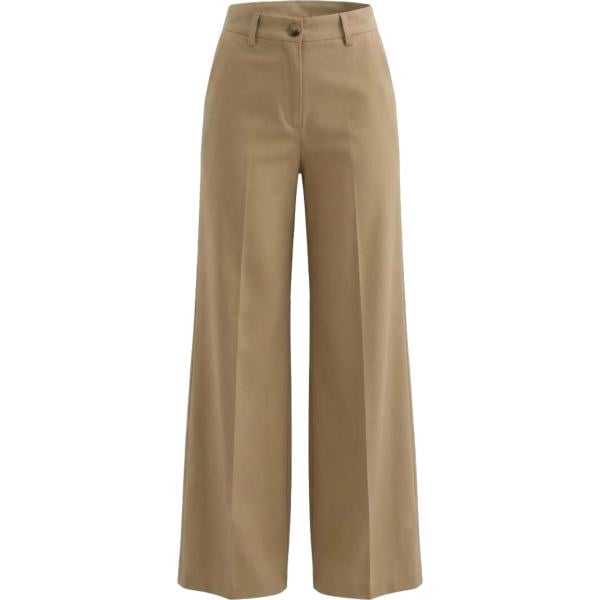 pantaloni a palazzo I am marrone tinta unita