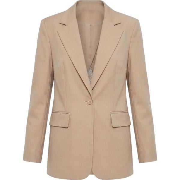 blazer I am marrone tinta unita